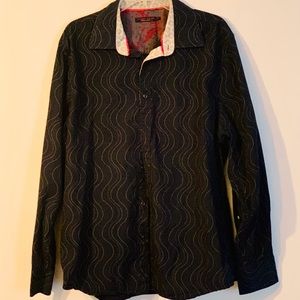 Gorgeous “Point Zero” Multi-Design Dress Shirt